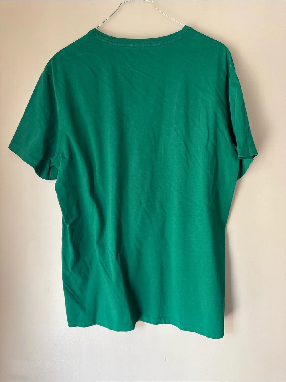 Polo by Ralph Lauren Green Tee with Large Navy Polo Player Graphic